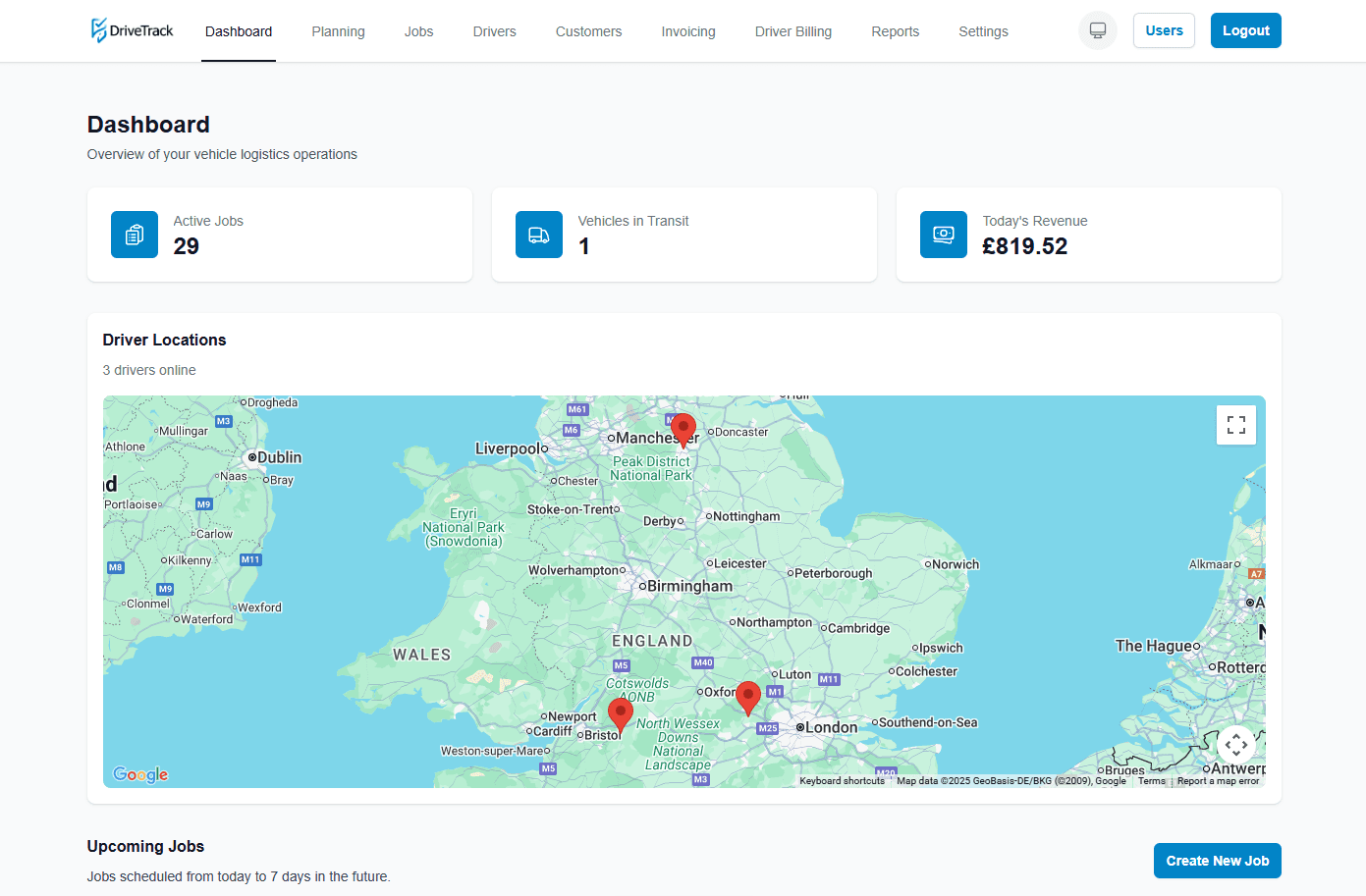 DriveTrack Dashboard
